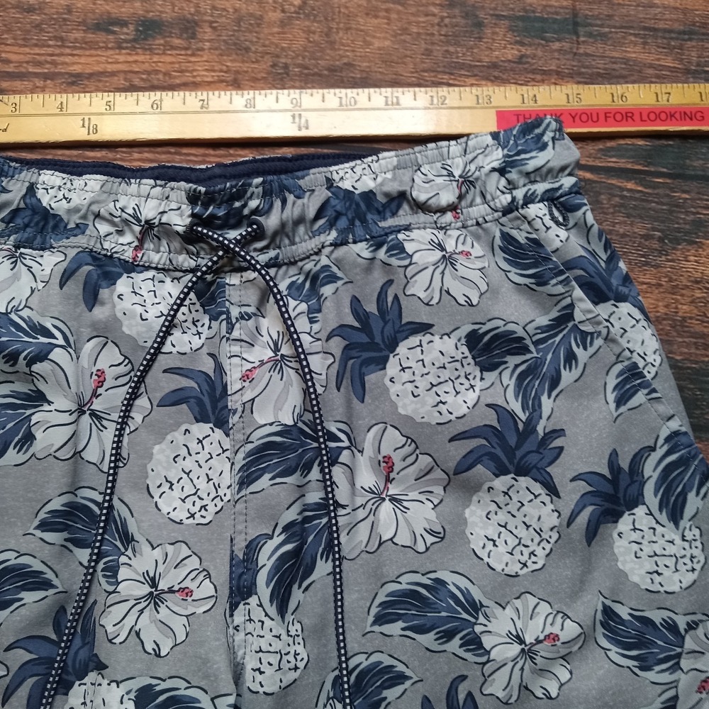 Fish Hippie Volley Short Men's Board Shorts Trunks Lined Drawstring Size Medium - Picture 7 of 8